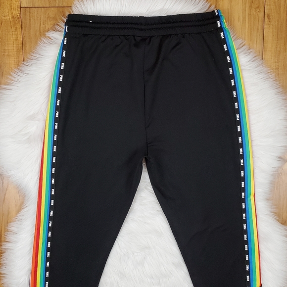VS PINK Rainbow Stripe Skinny Track Pant - Picture 10 of 15